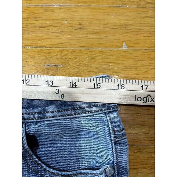 EST. 1946 Denim Jeans Womens Size 10 Blue High Rise Straight Frayed Ankles Denim - Picture 6 of 8